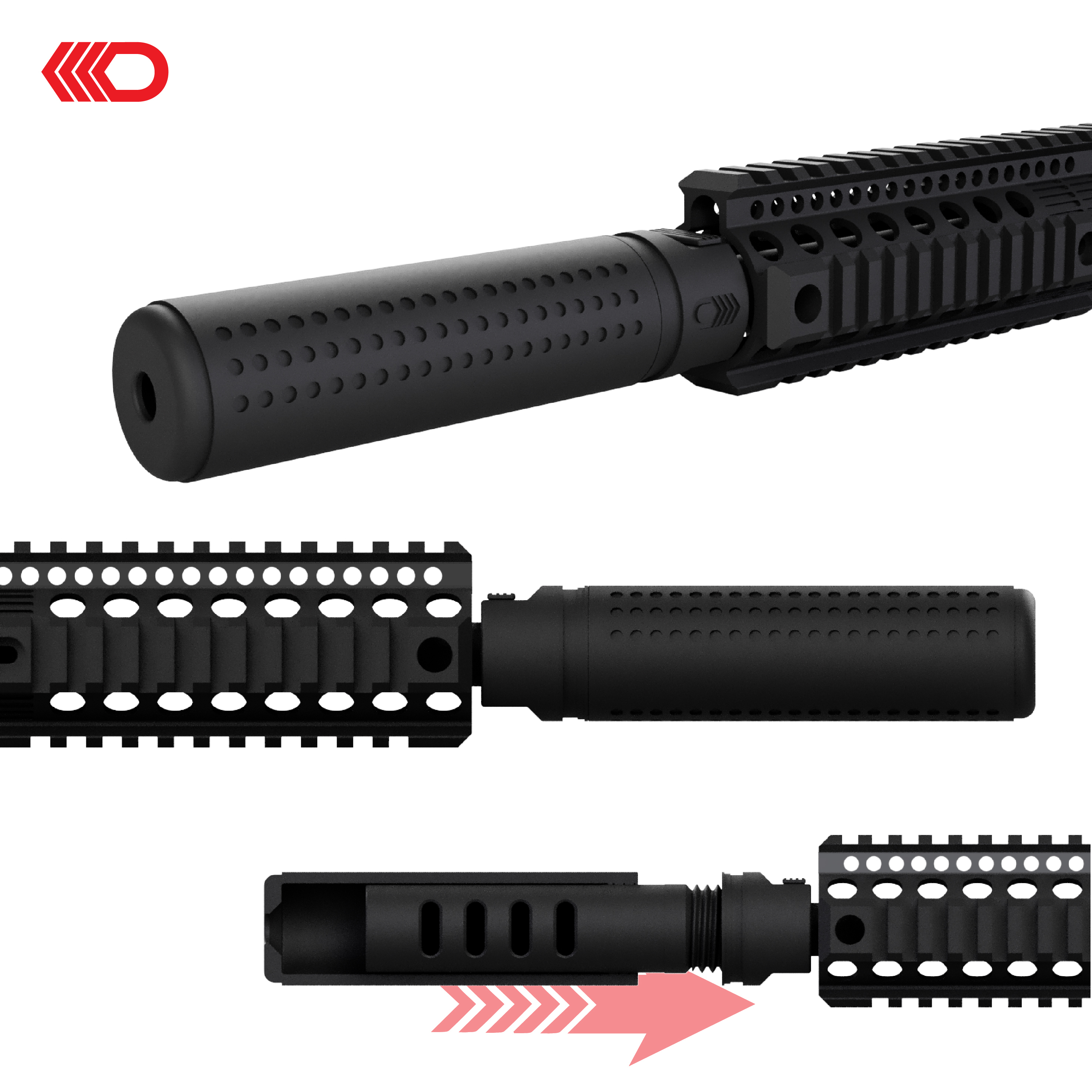 STL file AIRSOFT - SUPRESSOR 7 🔫 ・3D printing design to download・Cults